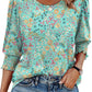 🏖️Womens 3/4 Sleeve T-Shirts Cute Crewneck Tees Blouses