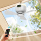 🔥50% OFF! 🌬️ Rechargeable Ceiling Fan with LED Lights – Cool & Bright Anywhere ✨