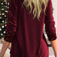 🔥Package!🔥Sequin Loose Smocked Fake Two-Piece Top