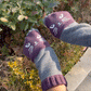 ⚡Christmas Gift idea ￡8.99!! 🔥Warm and Cuddly🧤Women's Knitted Fingerless Gloves with Cute Cat Pattern🐱