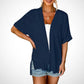 🔥Summer Hot Sale 40％ OFF🏳️‍🌈2026 New Stylish Flowy Short Sleeve Cardigan✈️Buy 2 Free Shipping