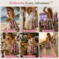 🏆👜  Boho Striped Knit Bucket Handbag for Women – Handmade Summer Beach Shoulder Bag