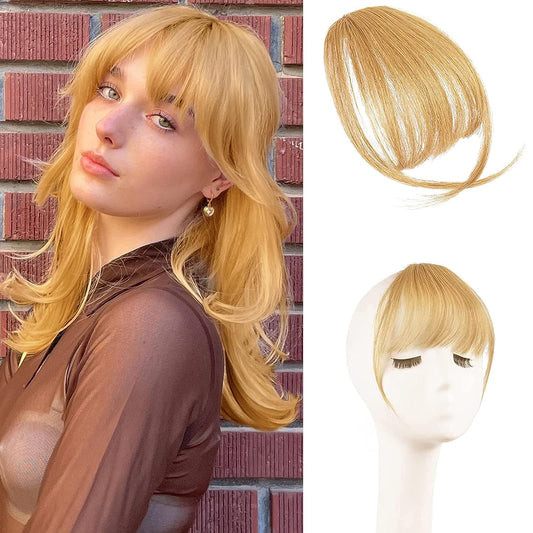 🎀Hot Sale 50% OFF🎀Clip In Bangs 100% Human Hair Extensions Air Bangs