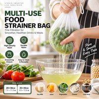 Strainer Bag – High-density mesh, drawstring & reusable. Smooth filtering – grab yours! ✅
