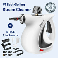 💦New arrival 40% OFF!🥌Pressurized Handheld Multi-Surface Natural Steam Cleaner with 12 pcs Accessories