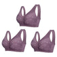 🔥Buy 2 get 1 free (3pcs)🔥Design for Senior Front Closure Cotton Bra