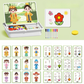 🔥Halloween Early Bird Sale🎉 Magnetic Puzzle Dress-Up Game Children's Double-Sided Educational Toy Portable Preschool Learning Toy