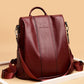 🎒 Women's Large Capacity Backpack – PU Leather, Chic Embossed, Comfortable 👜