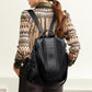 🎒 Women's Large Capacity Backpack – PU Leather, Chic Embossed, Comfortable 👜