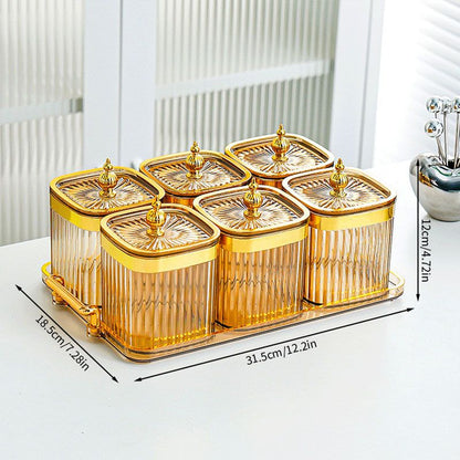 [High-grade Material] Multipurpose Light Luxury Pastry and Nut Sealed Jar