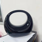 Novelty Moon Shape Glossy Acrylic Crossbody Handbag