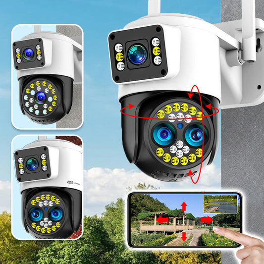 🔥Dual Screen Night Vision HD Surveillance Camera