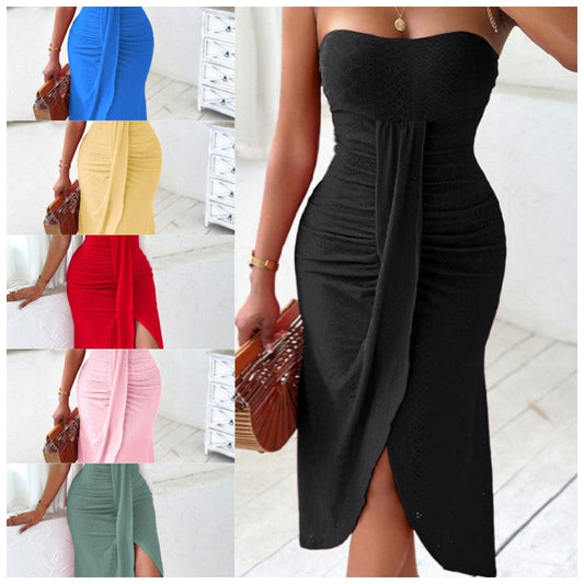 🔥50% OFF🔥Women’s Elegant Trendy Slim Fit Strapless Dress