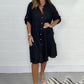 🔥Limited Time Offer 50% OFF💝Women's Cotton and Linen Button Shirt Dress