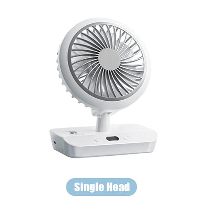 Desktop Oscillating Dual Head Fan