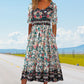 🌷Women’s Elegant Bohemian Print Dress