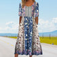 🌷Women’s Elegant Bohemian Print Dress