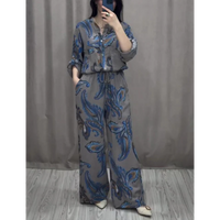 Two Piece Shirt and Trousers Set for Women