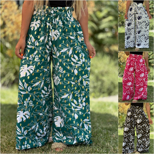 🔥Free Shipping🔥Women's Printed Wide Leg Pants