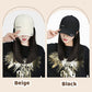 Stylish Shoulder-length Wig with Baseball Cap