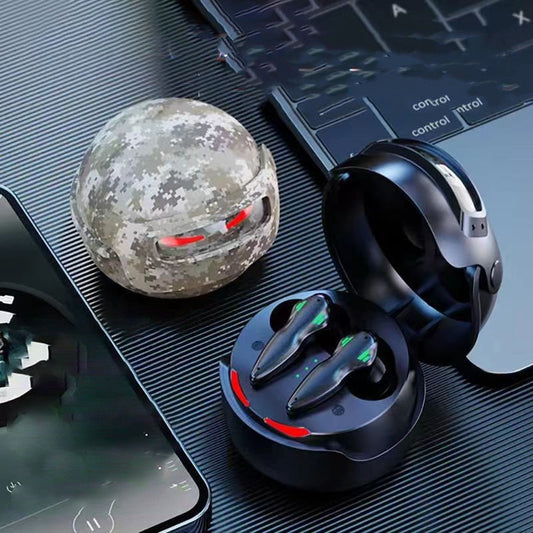 Helmet-shaped Wireless Bluetooth Headphones