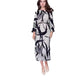 💕HOT SALE 50% OFF 💕Elegant Round Neck Stretch Dress with Belt