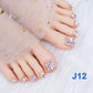 🔥Hot Sale Best Gift 🔥Delicate Glitter False Toe Nails Kit（50% OFF）