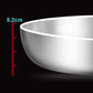 Multifunctional Non-coated Stainless Steel Frying Pan