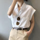 Women’s Casual Lapel Cotton Shirt