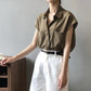 Women’s Casual Lapel Cotton Shirt