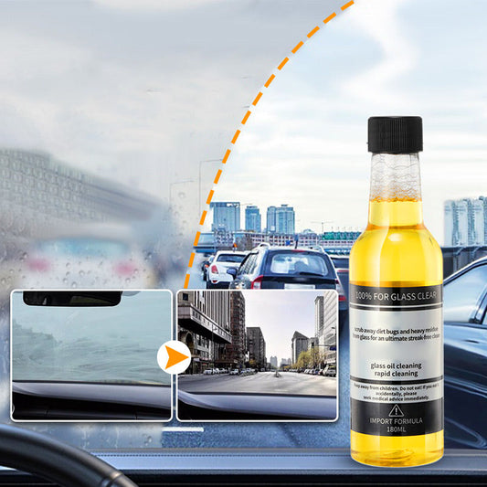 Car Glass Oil Film Stain Removal Cleaner