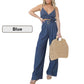 Spaghetti Strap Top Wide Leg Pants 2-Piece Set