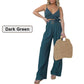 Spaghetti Strap Top Wide Leg Pants 2-Piece Set
