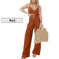 Spaghetti Strap Top Wide Leg Pants 2-Piece Set