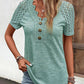 Lace short-sleeve T-shirt