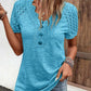 Lace short-sleeve T-shirt