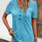 Lace short-sleeve T-shirt