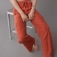 💝Linen-Blend Wide-Leg Cargo Pant
