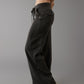 💝Linen-Blend Wide-Leg Cargo Pant