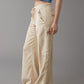 💝Linen-Blend Wide-Leg Cargo Pant