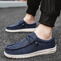 👟Breathable lightweight canvas loafers for men