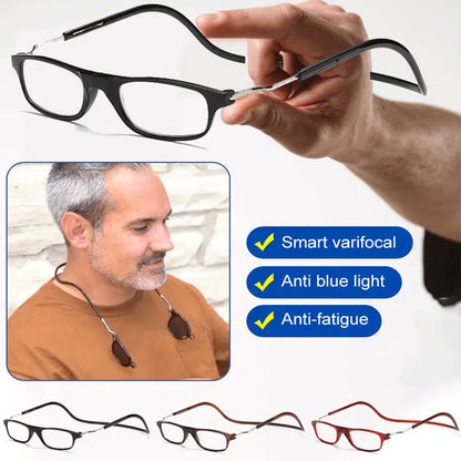 👓Magnetic Neck Hanging Anti-Lost Anti-Blue Light Glasses