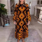 🍂Fall Specials🍂Women’s Bohemian Casual Printed Long-sleeve Dress