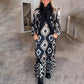 🍂Fall Specials🍂Women’s Bohemian Casual Printed Long-sleeve Dress