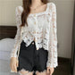 🍁New Arrival✨Crochet Lace Button-Down Cardigan
