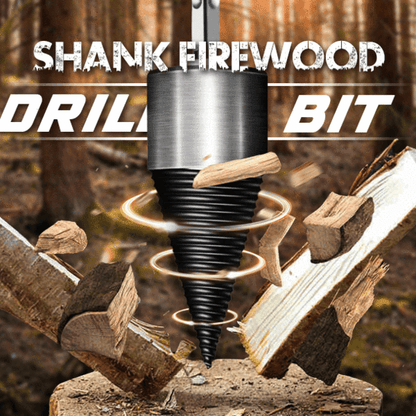 🪓 50% OFF NOW! 🔩 Electric Drill Wood Splitter – High Carbon Steel, Portable & Fast Splitting – Turns Your Drill into a Log Splitter 🌲