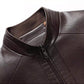 🧥40% OFF NOW! ❄️ Men's Warm Plush Lining Leather Jacket - Windproof & Stylish, Perfect for Cold Weather Outings ✨