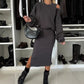 🔥Spring Sales 40%OFF🔥Women's Sweatshirt & Sleeveless Dress 2-Piece Set
