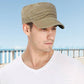 🧢 50% OFF !  Fashionable Comfortable and Breathable Flat-Top Cap – Lightweight, adjustable & perfect for streetwear, daily wear or sunny days ☀️