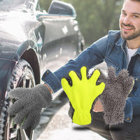 🧽🧤🚗Double-Sided Five-Finger Car Wash Gloves